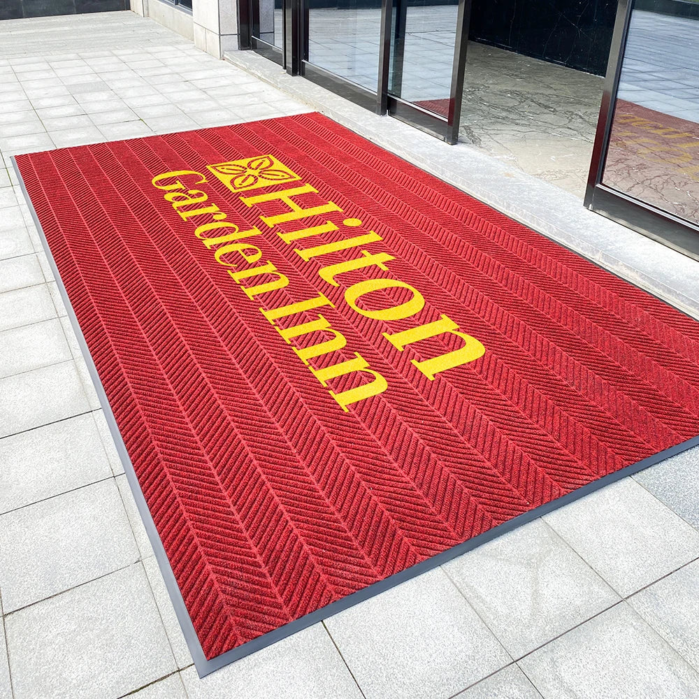 Commercial Entrance Floor Mats Luxury Handmade Modern Carpet PVC Hotel Floor Mat Washable