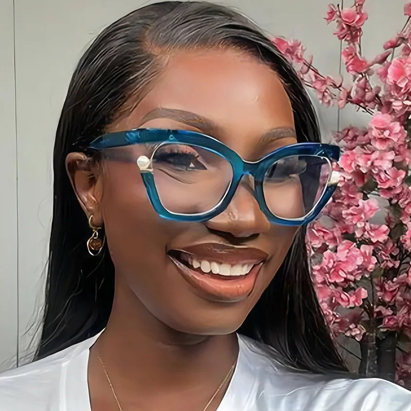 2024 Latest Fashion Eyewear Frame Computer Screen Eye Protected Glasses Anti Blue Light Blocking Glasses for Women
