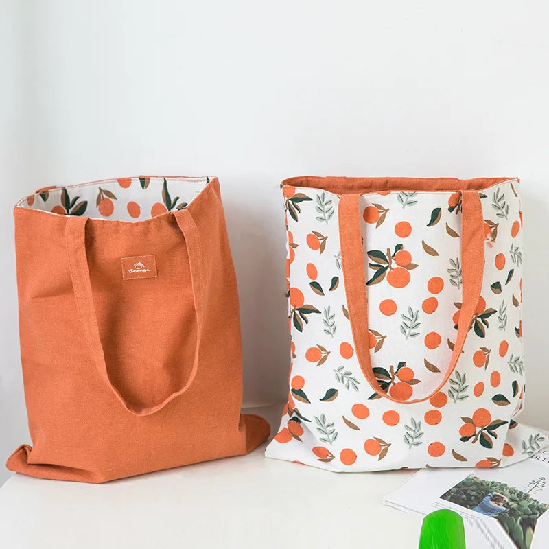 Wholesale Custom Logo Printed Eco Friendly Reusable Organic Calico Canvas Tote Bag Letter Waterproof Grocery Shopping Bags