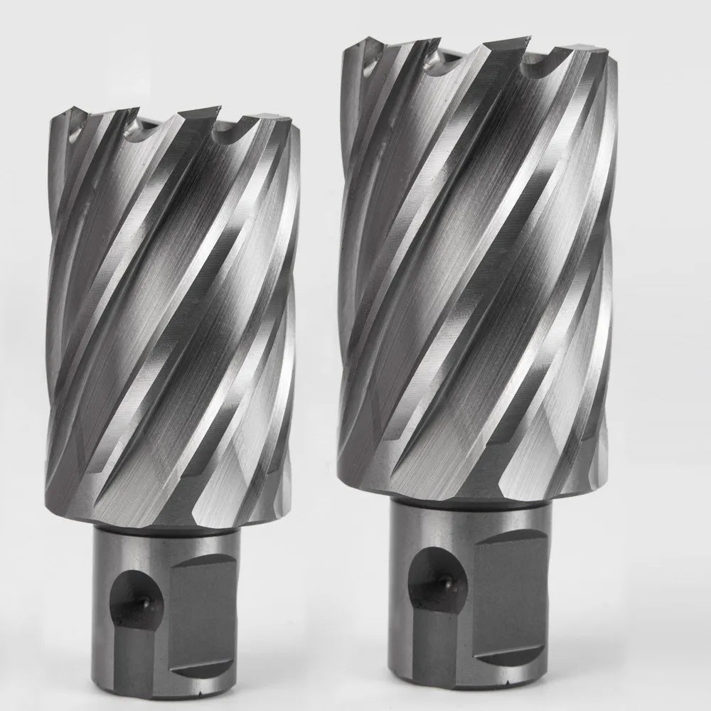 Broach Cutter Weldon Shank HSS  Annular Cutter for Magnetic Base Drill Bits Steel Core Drill 25mm 35mm 50mm Depth