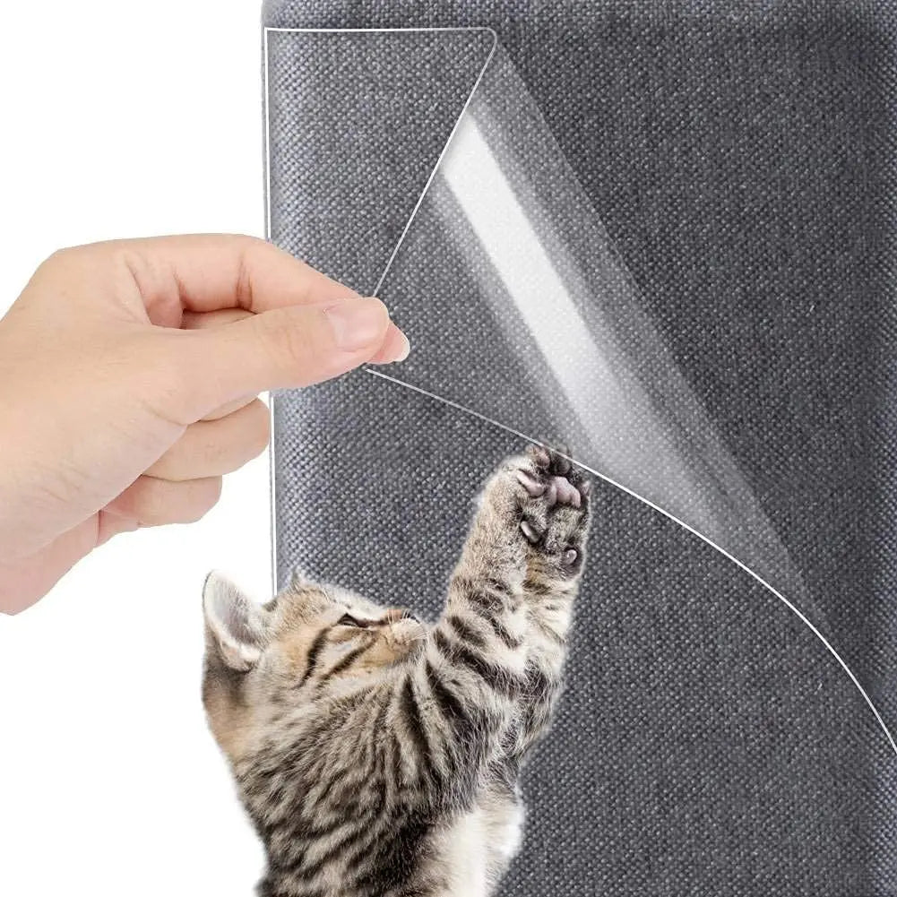 Cat Scratch Protector for Furniture 10-Pack Heavy Duty Couch Corner Guard for Cats with 50 Pins