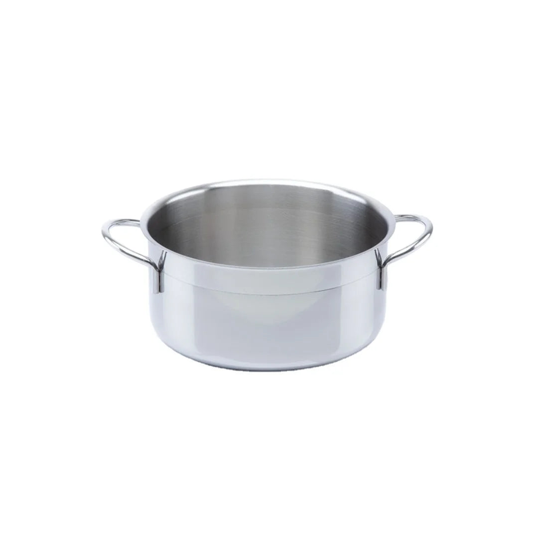 Classic 16cm Eco-Friendly Steel Cookware Set 16 Side-Handles for Multifunctional Water Steam Grill Casserole Utensils for