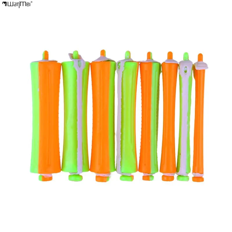 Wanmei Air Hair Rollers Flexible Rods Hair Curling Bang Roll Rubber Band Cold Perm bar Curly Hair Styling