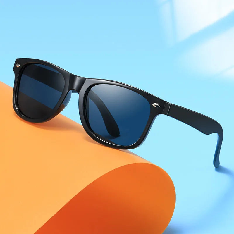 Kids Sunglasses 2024 Custom Logo Rice Nail Decorative Sunglasses Wholesale Frame Trend Color Matching New Vintage Sunglasses