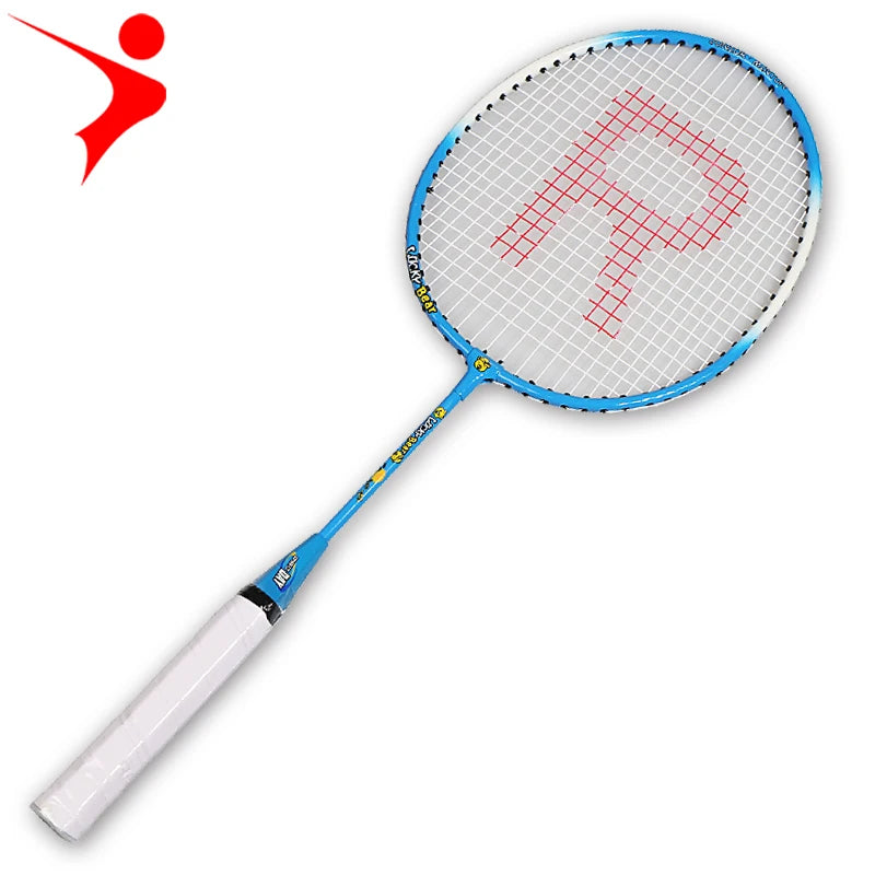 Regail H6500 Good Children Badminton Rackets  Kids Mini Steel Badminton Rackets Set Include 2 Rackets
