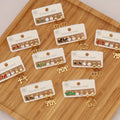 New Wholesale Cute Butterfly Stud Earrings Jewelry Star Moon Stainless Steel Lightning Earrings Set for Women
