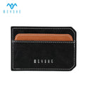 Popular Slim Luxury Black PU Leather RFID Card Case Customizable Logo for Business Credit Card Holder Business Style