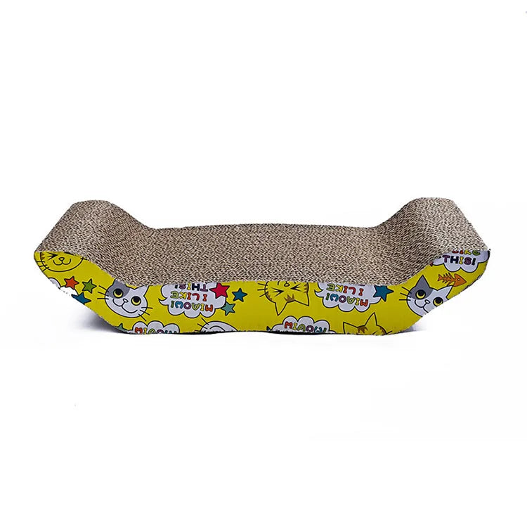 Busy Board Cardboard Cat Scratcher for Indoor Cats