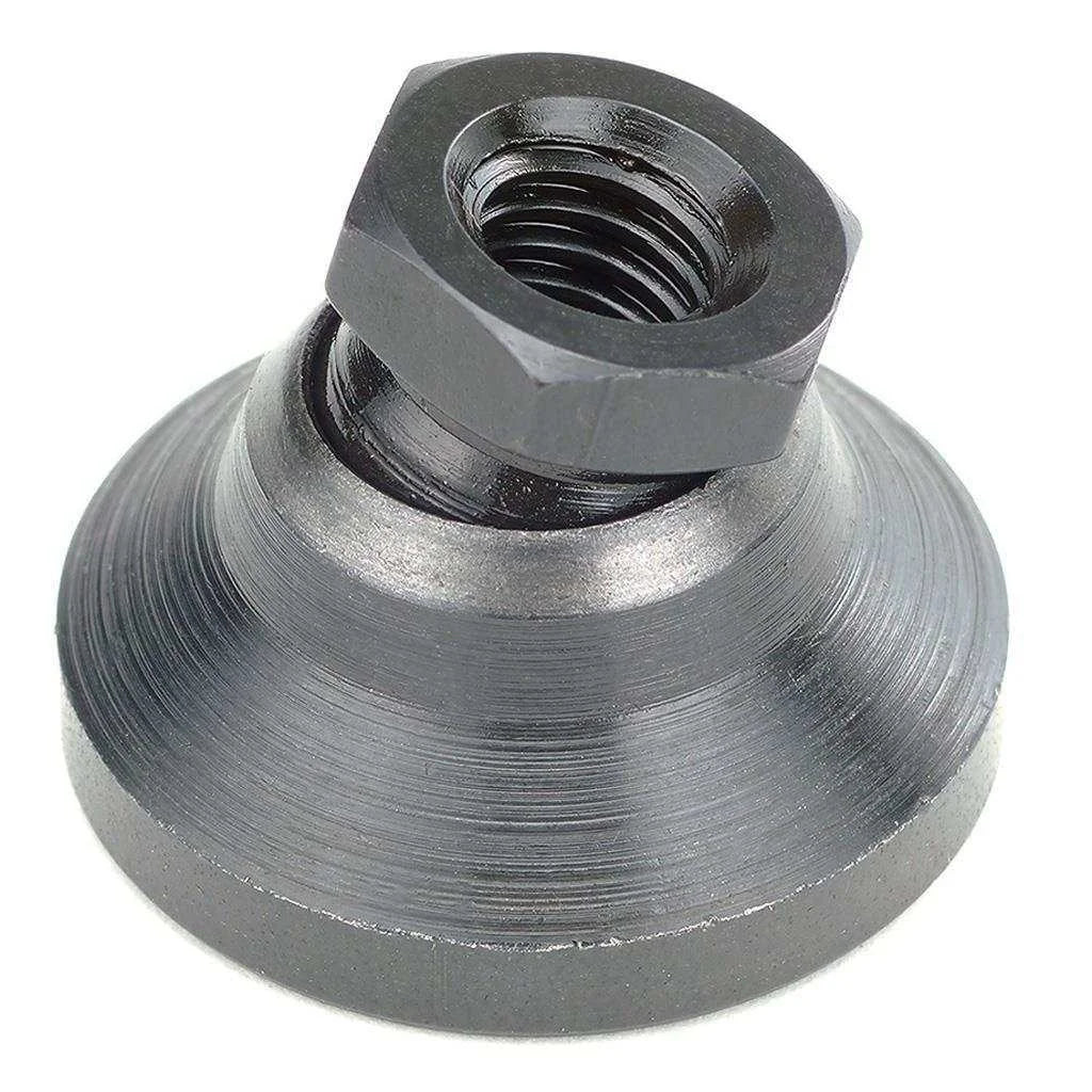 High Quality Nickel-Plated Carbon Steel Furniture Feet 3/8-16 1/4-20 Thread Swivel Leveling Mounts for Kitchen Living Room