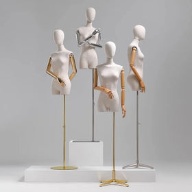 New Arrival Mannequins Female Body with Wood Arms