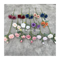 DKB 2026 Valentine's Day Flower Gift DIY Artificial Flowers Rose Stem Custom Multi-Color Rose for Valentine Decoration Gift