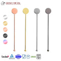 Promotional Bar Tools Customizable Logo Metal Martini Cocktail Picks Stir Sticks Custom Stainless Steel Drink Stirrer