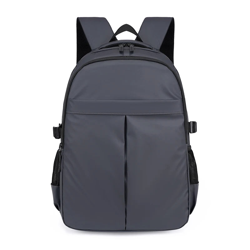 New Trending Waterproof PU Leather Men's Office Casual Sports Travel Anti-theft Business Bags School 15.6 Inch Laptop Backpack