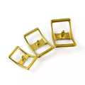 Meetee KY532 Men's Belt DIY Hardware Accessories 33mm/36mm/42mm/52mm/58mm Solid Brass Handmade Leather Goods for Decoration