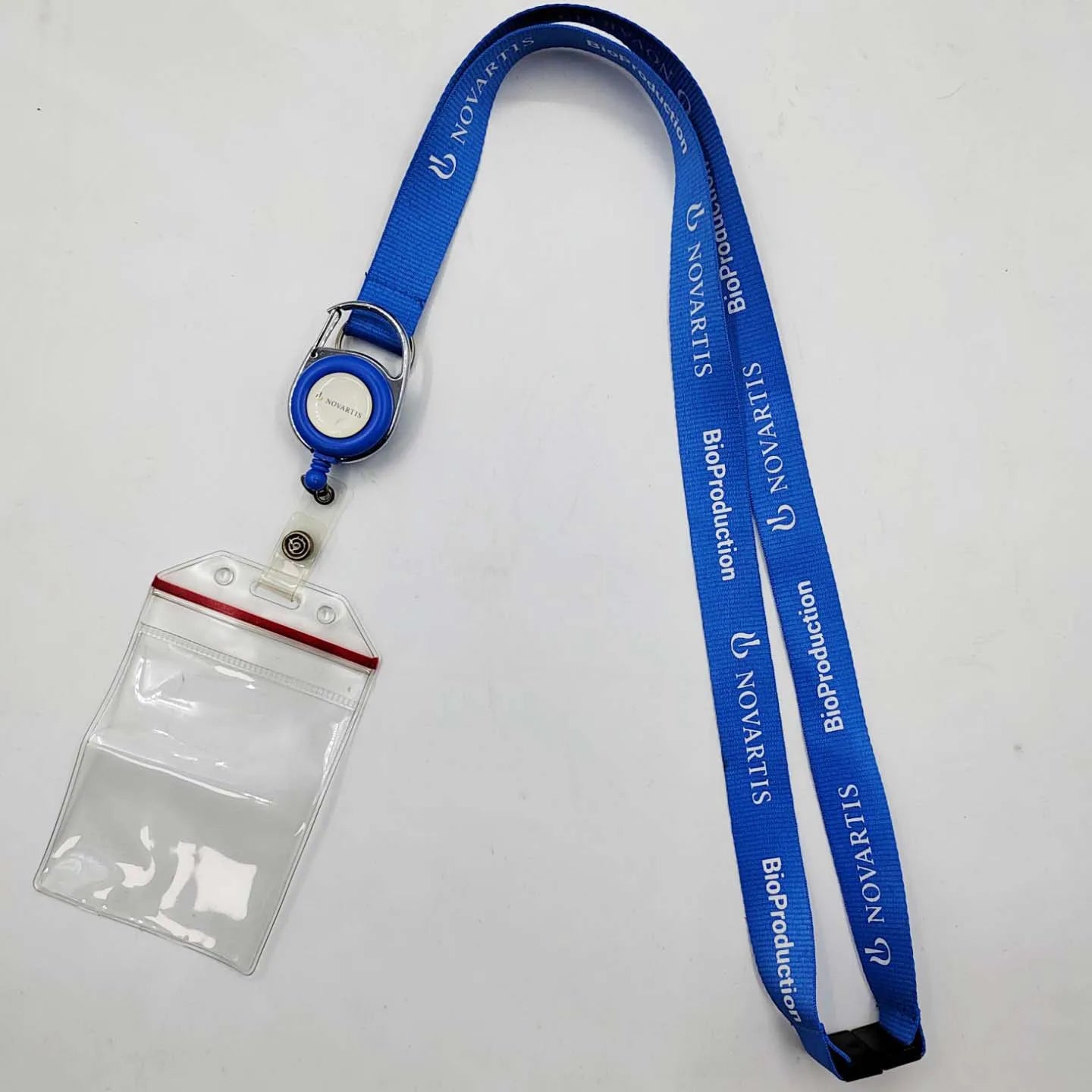 Custom Printing Eco-Friendly Lanyard with Retractable Yoyo Badge Reel Polyester Neck Strap with ID Card Holder Hook Accessory