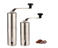 Portable Mini Classic Stainless Steel Coffee Bean Grinder with Adjustable Manual Setting Multi-Use for Home & Office