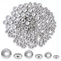 High Quality Stainless Steel Beads with Silicone Inside Positioning Beads for DIY Jewelry Making
