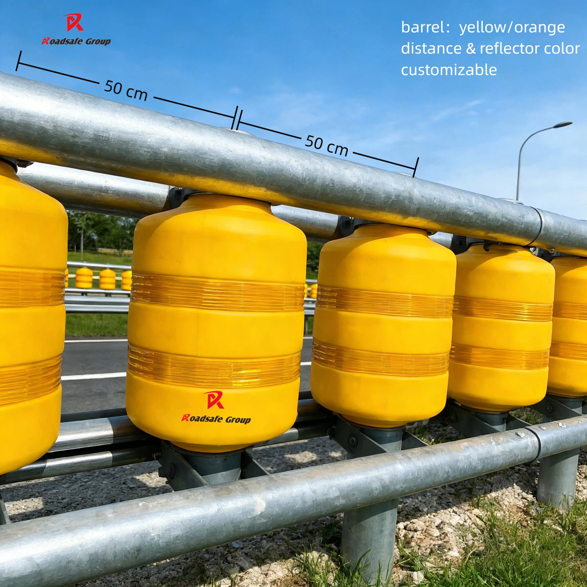 Vehicle Redirection Manufacturer Q235 Q345 Stainless Steel Roller Guardrail Highway Roller Barrier Wholeset Rotating Barrel
