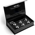 Hot Selling 2024 Custom Logo Whisky Chilling Stones 304 Stainless Steel Ice Cubes Whiskey Rock Stone Set for Bar Party
