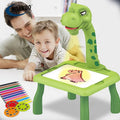 Kids Educational Toys Dinosaur Painting Projector Table Projector Drawing