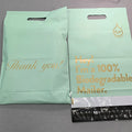 Custom Courier Mail Bags Shipping Bags with Label Pouch and Own Design Wholesale Branding Clothing Colorful Plastic Bags