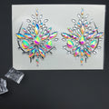 Wholesale Custom Sexy Adhesive Crystal Rhinestone Nipple Pasties round Shape Cover for Ladies Underwear Accessories
