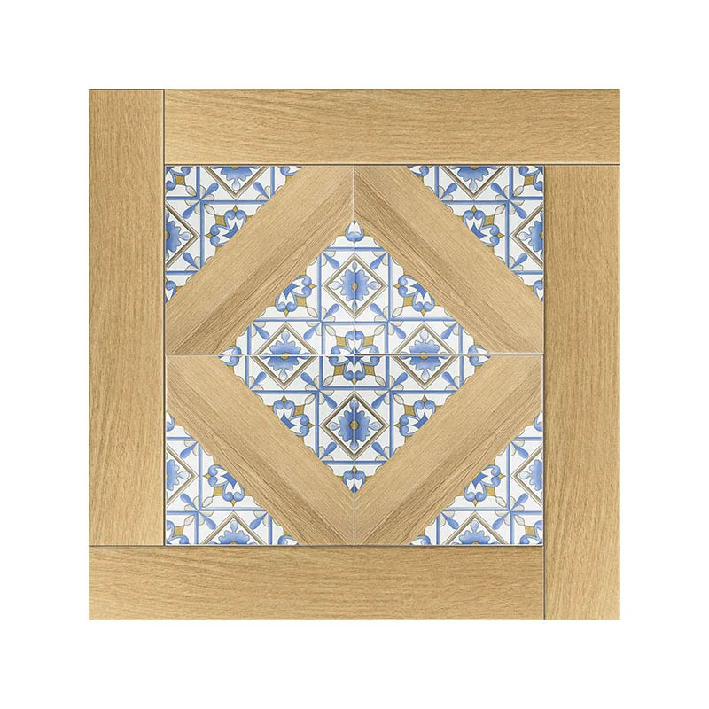 French Vintage Geometric Floor Tiles - Art Parquet for Kitchen & Living Room