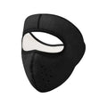 3mm Thickness Fleece Motorcycle Bicycle Riding Face Masks with Transparent Blinkers and Hook and Loop Fastener