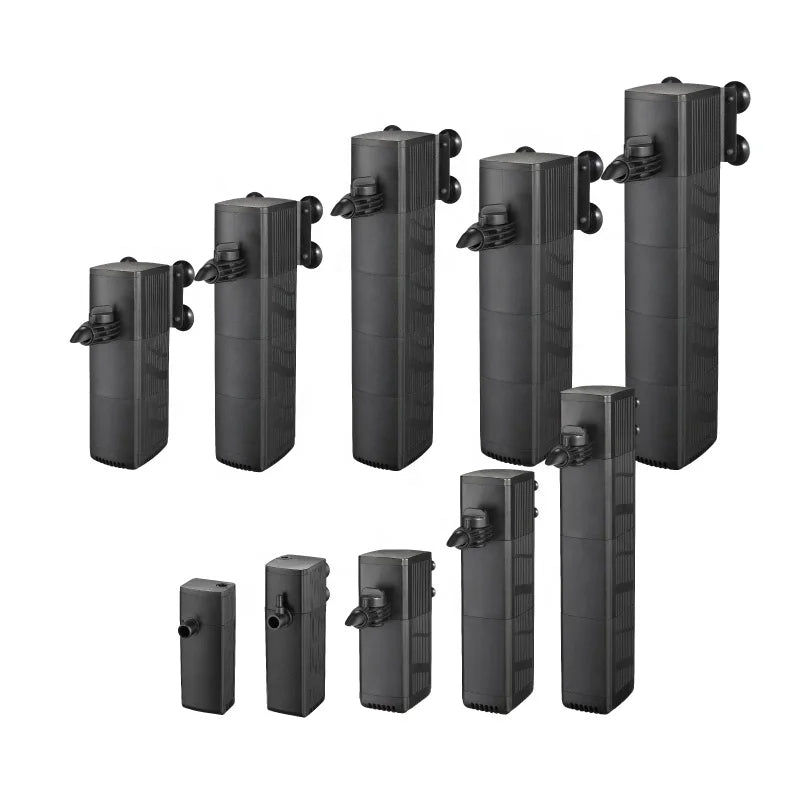WEIPRO Adjustable Water Flow Internal Aquarium Filter Pump 3.5W/6W/10W/18W/23W Multi-Filtering Submersible Fish Tank Filter