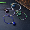 Natural Crystal Rough Stone Bracelet with Essential Oil Scented Water Bottle Traditional Crystal Crafts Product