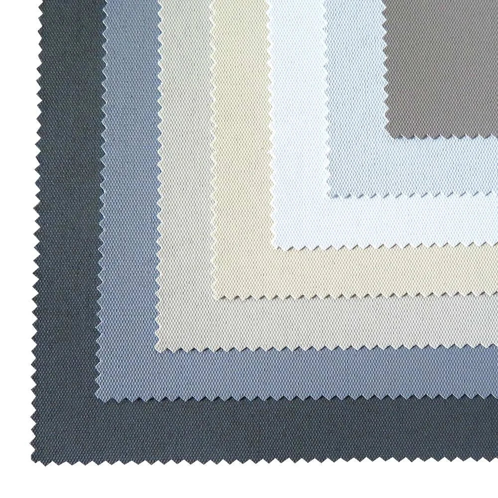 Factory Made Crease Free Flexure PVC Vinyl Fiberglass Blackout Anti UV 100% Polyester Roller Blind Fabric for Home Office Hotel