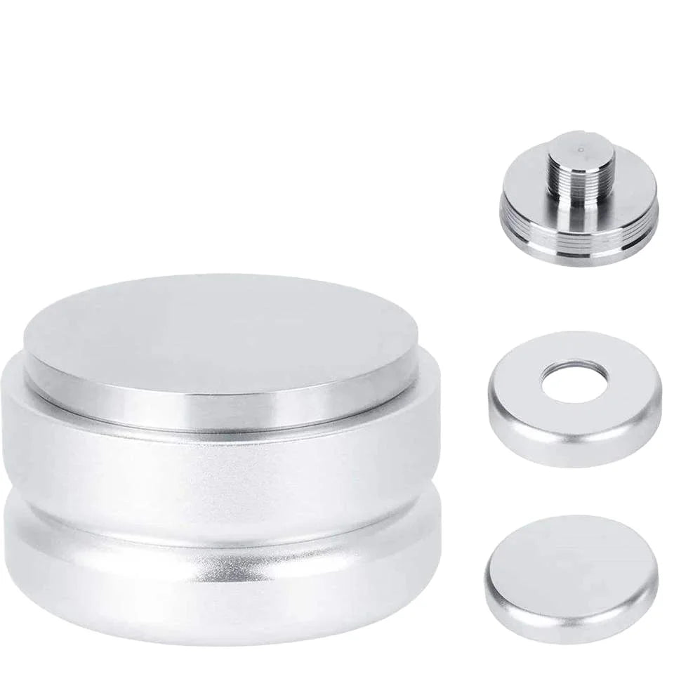 Custom Logo 51 53 58mm Coffee Tamper Stainless Steel Distributor Coffee Powder Tamping Tool for Home Office Use