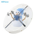 Hologram Display Air 3D Fan Youtube Transparent Holographic Projector Screen 3D Hologram Fan Cover