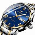 FNGEEN 4002 New Waterproof Sports Stainless Steel Band Luminous Quartz Student Fashion Trend Men's Gift Watch