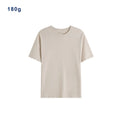 180 g 2025 100% Cotton T-Shirts  Fit Neck Short Sleeve Digital Print Solid Pattern O-Neck Collar
