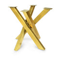 Black Gold Metal Circle End Spider Table Leg Base Coffee Dining Table One Leg for Luxury Furniture