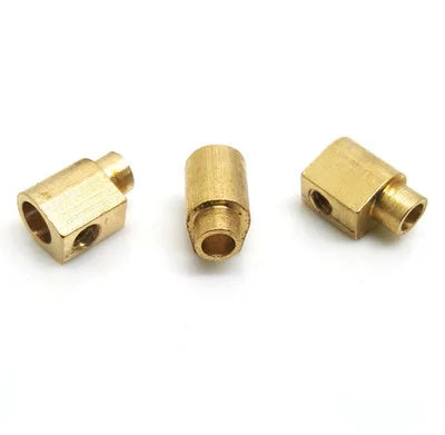 Custom Brass Metal Battery Terminal Clamp for Electronic Parts Golden Screw Clamp Terminal