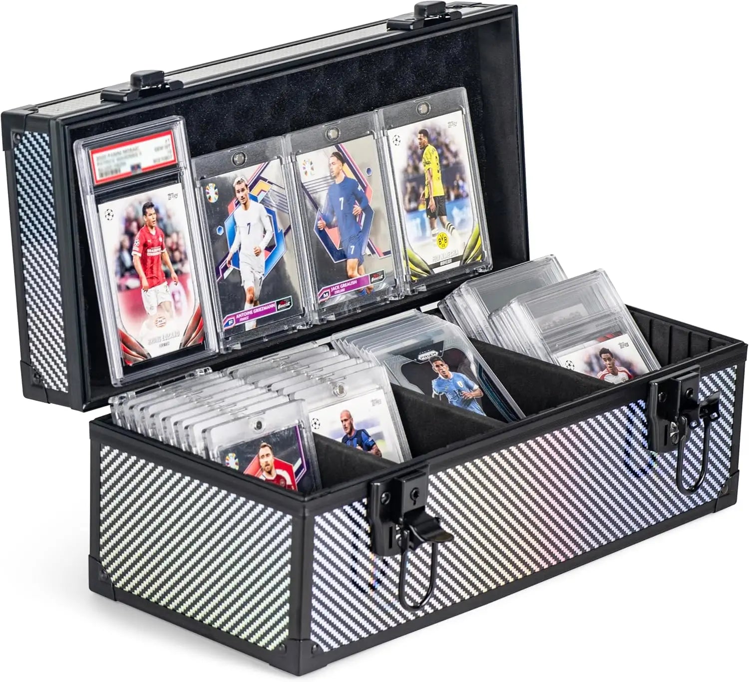 Aluminum Alloy Trading Card Storage Box Sports Card Case