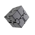 Aluminum Custom Anti-Stress Relief Office EDC Magic Metal Infinity Cube Fidget Toys for Adults-High Quality Promotional Gift