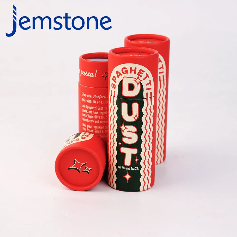 Custom Craft Cylinder Cardboard Cosmetic Lipstick Push up Paper Tubes Packaging Food Grade Tea Round Paper Tube Can