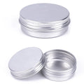 60ml 2oz Custom Logo Aluminum Tin Cans for Soap Cream Cosmetic Food Empty Metal Jars Candle