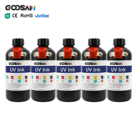 Goosam 1L Bottle LUS120 LUS170 LUS175 LUS210 LUS200 Clear LED Curable UV Ink for Mimaki Ucjv150-160 3042 Jfx200 2513
