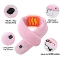 Heated Scarf Washable Portable Heating Scarves Usb Battery Rechargeable Skiing Hot Fever Neckerchief Muffler Luxury Scarfs