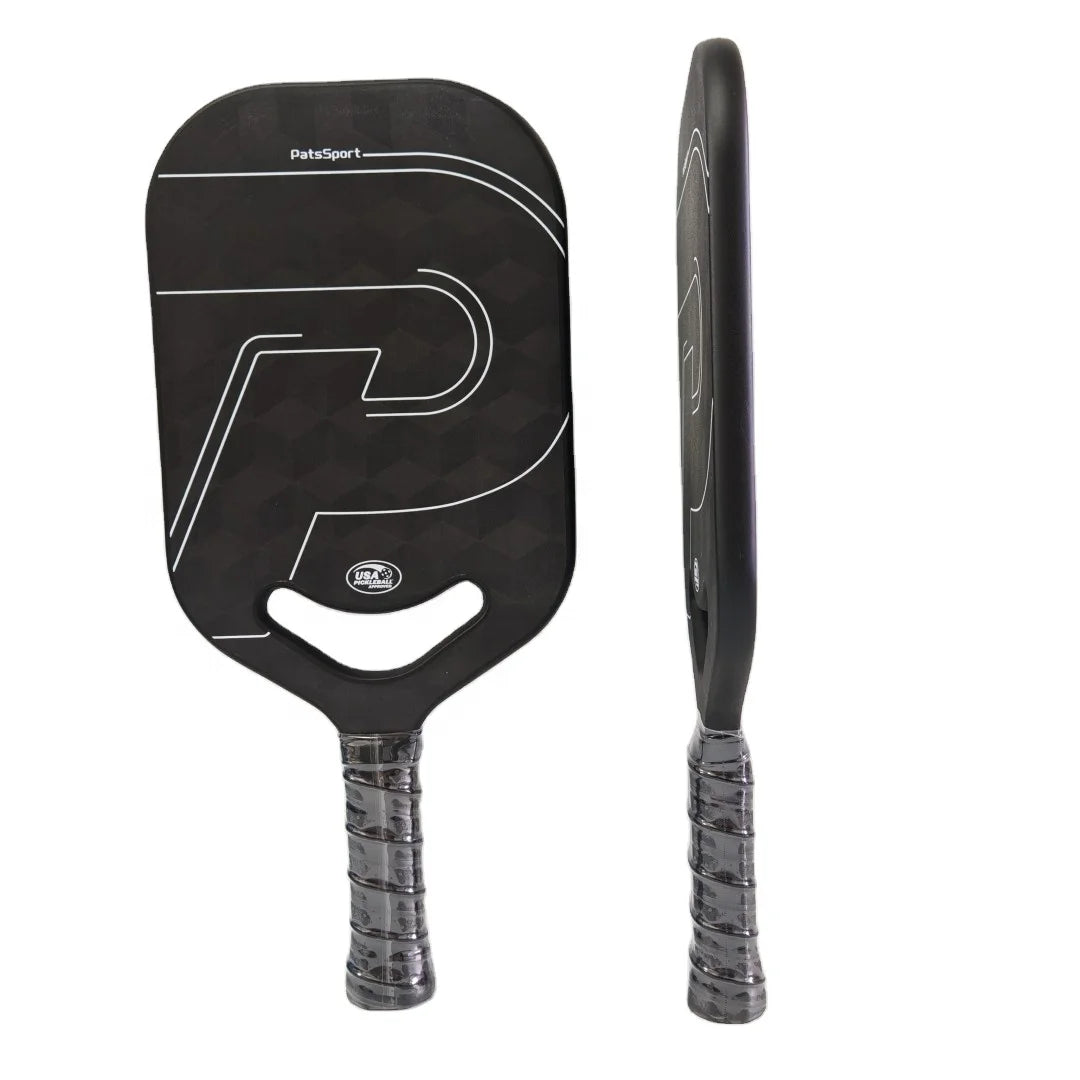 Patssport New Arrival  Edgeless 3D18K Pickleball Paddle USAPA Approved Thermoformed 16mm Control Paddle