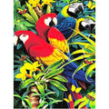 5D Full Square/Round Drill Diamond Painting Colorful Parrot Bird Wholesale DIY Diamond Embroidery Cross Stitch Kits Mosaic Gifts