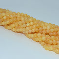 Wholesale 6/8/10mm Natural Orange Calcite Loose Gemstone Beads for DIY Jewelry