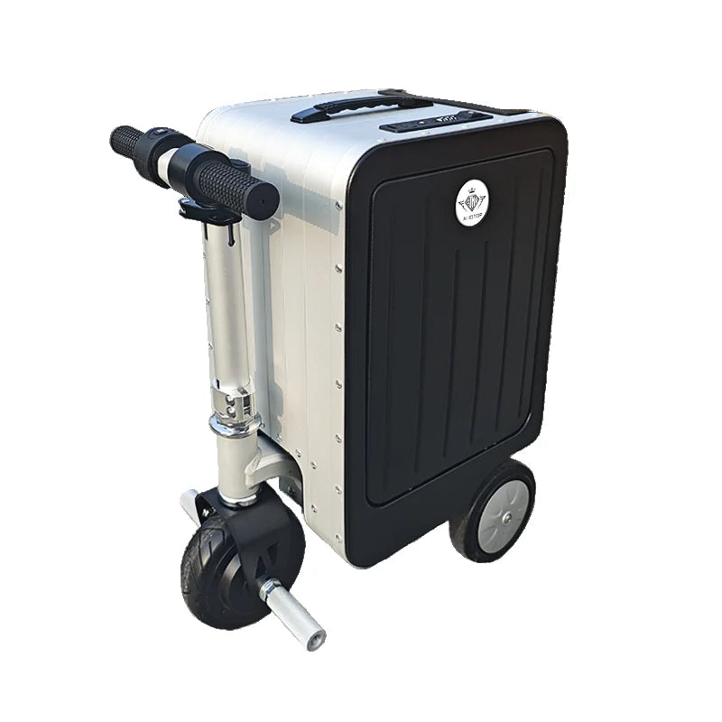 20-Inch New Hard-Shell Hand Luggage Anti-Lock Braking System Lightweight Travel Trolley Case USB+TYPE-C Charging Port Aluminum