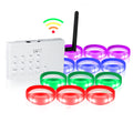 RGB Remote Control 4-LED ABS/Silicone Bracelets Wristbands DMX512 for Concerts Graduation Christmas Easter Thanksgiving
