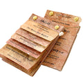 25pcs/pack Material Paper Book Flower Letter Style Special Paper Text Strip Can Be Torn Notebook DIY Decorative Base 6 Models