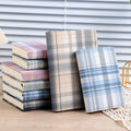 Simple Student Notebook A6 Size B6 Linen Fabric Cover Grid Journal College Style Printed Girly Notebook Foil Specifications Box